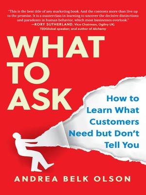 cover image of What to Ask